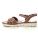 Marco Tozzi Flat Sandals - Tan - 28601/42/392 CENTO