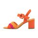 Marco Tozzi Heeled Sandals - Fuchsia Orange - 28323/42/635 PADUCROSS