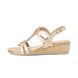 Marco Tozzi Wedge Sandals - Light Gold - 28200/44/943 ROVA 40 LDS