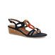 Marco Tozzi Wedge Sandals - Navy - 28201/44/890 ROVA 40 LDS