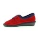 Nordikas Slippers - Red suede - 6348/4 NORVEL