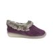 Nordikas Slippers - Purple suede - 1358/95 TOASTY FUR