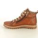 Pikolinos Lace Up Boots - Tan Leather - W3W8564/250 VIGO