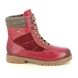 Remonte Lace Up Boots - Red leather - D9378-35 CASTLE GRIP TEX