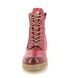 Remonte Lace Up Boots - Red leather - D9378-35 CASTLE GRIP TEX