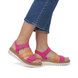 Remonte Wedge Sandals - Fuchsia Orange - D0Q55-31 BILY 3 STRAP