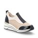 Remonte Trainers - Off White Black - D0T08-60 RANVIN LO WEDGE