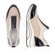 Remonte Trainers - Off White Black - D0T08-60 RANVIN LO WEDGE