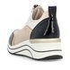 Remonte Trainers - Off White Black - D0T08-60 RANVIN LO WEDGE