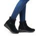 Remonte Wedge Boots - Black Suede - D0T76-00 RANUG WEDGE TEX