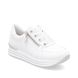 Remonte Trainers - WHITE LEATHER - D1302-82 RANGE ZIP