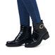 Remonte Lace Up Boots - Black patent - D1A72-01 MENAREM BUCK