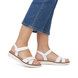 Remonte Comfortable Sandals - WHITE LEATHER - D2049-83 MARIGO