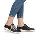 Remonte Lacing Shoes - Black leather - R1432-01 ZIGZIP 1