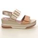 Remonte Wedge Sandals - Beige - D1P50-90 FLATFORM WEDGE