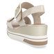 Remonte Wedge Sandals - Beige Light Gold - D1P50-91 FLATFORM WEDGE