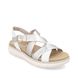 Remonte Comfortable Sandals - White Metallic - D2K53-91 BARIMARILA