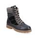 Remonte Lace Up Boots - Black leather - D9378-00 CASTLE GRIP TEX