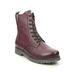 Remonte Lace Up Boots - Wine leather - D4871-35 DOCLEAT ZIP