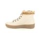 Remonte Lace Up Boots - Ivory - R7980-80 DURLOFUR TEX