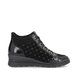 Remonte Hi Tops - Black patent suede - R0773-04 LUNAHI ZIP