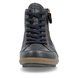 Remonte Hi Tops - Navy Leather - R1457-14 ZIGZIP HI TEX