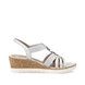 Remonte Wedge Sandals - Silver - R6264-80 HYFAWN