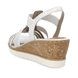 Remonte Wedge Sandals - Silver - R6264-80 HYFAWN