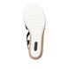 Remonte Wedge Sandals - Black White - R6264-00 HYFAWN