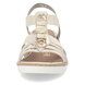 Remonte Wedge Sandals - Beige Light Gold - R6264-91 HYFAWN