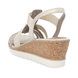 Remonte Wedge Sandals - Beige Light Gold - R6264-91 HYFAWN