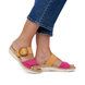 Remonte Slide Sandals - Fuchsia Orange - R6858-38 PARISLIDE