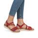 Remonte Comfortable Sandals - Red floral  - R6860-90 PARIVEL