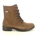 Ricosta Girls Boots - Brown Suede - 7200202/260 DISERA LACE TEX