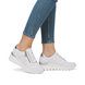 Rieker Trainers - White Leather - N8322-80 PESTAZIP WEDGE