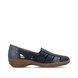 Rieker Comfort Slip On Shoes - Navy - 41385-15 DORIC