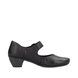 Rieker Mary Jane Shoes - Black leather - 41756-00 SARMILL