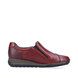 Rieker Comfort Slip On Shoes - Wine - 44265-35 BODICA TEX