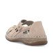 Rieker Mary Jane Shoes - Light Taupe Leather - 46451-60 DAISBACK