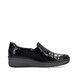 Rieker Comfort Slip On Shoes - Black croc - 48752-00 BOCCIAGOO