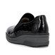 Rieker Comfort Slip On Shoes - Black croc - 48752-00 BOCCIAGOO