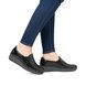 Rieker Comfort Slip On Shoes - Black croc - 48752-00 BOCCIAGOO