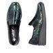 Rieker Comfort Slip On Shoes - Teal Croc - 48752-92 BOCCIAGOO