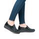 Rieker Comfort Slip On Shoes - Teal Croc - 48752-92 BOCCIAGOO