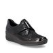 Rieker Comfort Slip On Shoes - Black patent - 487C0-00 BOCCIVEL