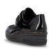 Rieker Comfort Slip On Shoes - Black patent - 487C0-00 BOCCIVEL