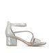 Rieker Heeled Sandals - Silver - 64654-40 ALERKOOKY