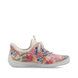 Rieker Lacing Shoes - Pink Floral - 52567-90 FUNZI READY