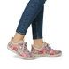 Rieker Lacing Shoes - Pink Floral - 52567-90 FUNZI READY