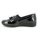 Rieker Comfort Slip On Shoes - Black patent - 53751-00 BOCCILACK